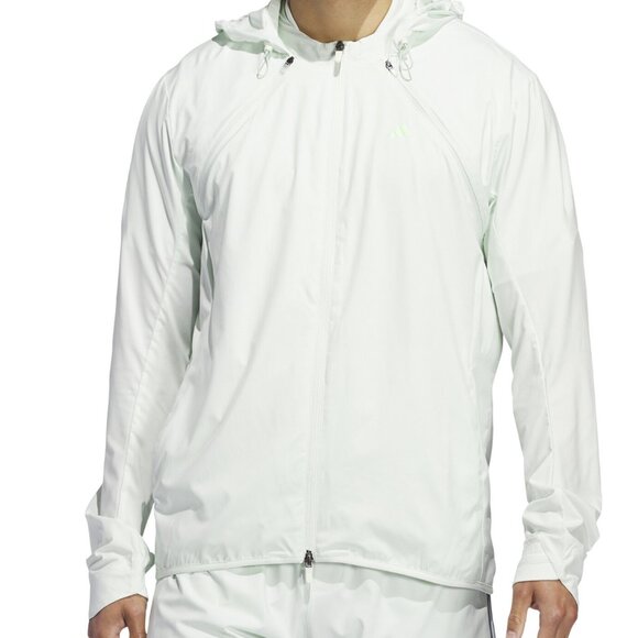 NWT 2XL adidas Golf Ultimate365 WIND.RDY Men's Convertible Jacket Crystal Jade - Picture 8 of 9
